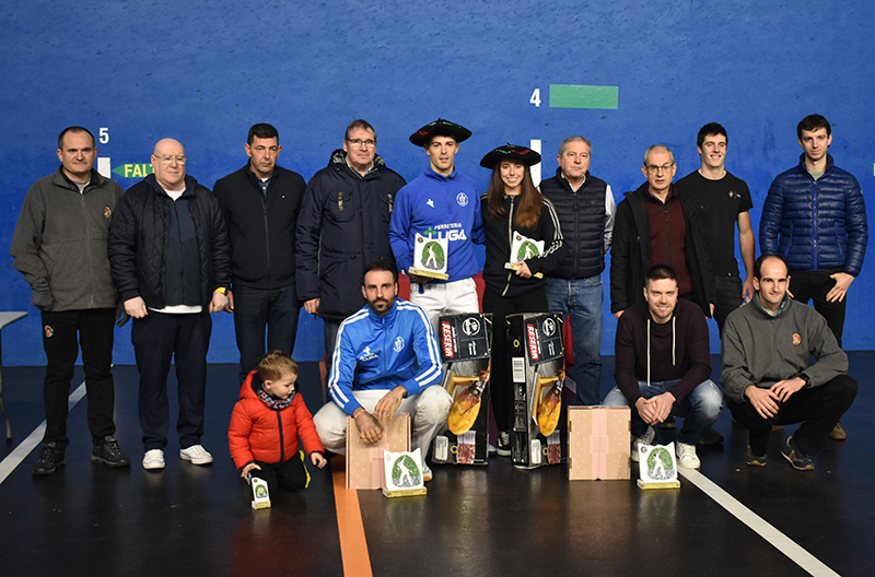 Espinal y Garai se calan la Txapela en el Torneo del Cuatro y Medio de Huarte